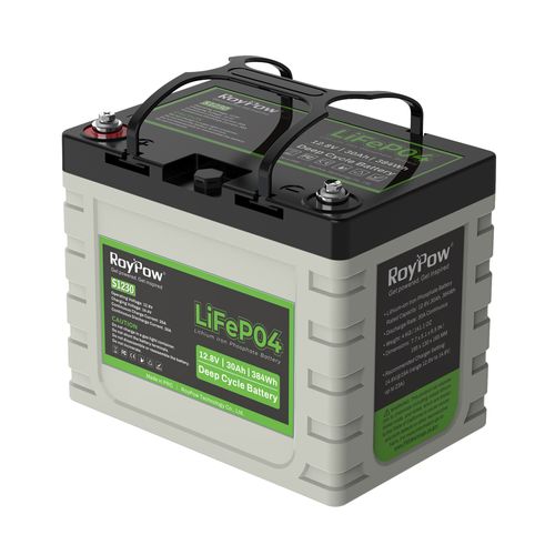 BATERIA DE LITIO LIFEPO4 ROYPOW 12V - 30AH SERIE S IP65 - 19,5X13X16CM - 4,0KG