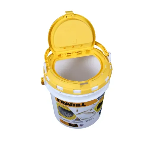 BALDE FRABILL P/ ISCA VIVA - 7,5 LITROS C/ SEPARA ISCA - DIMENSOES: 28,6X28,6 CM